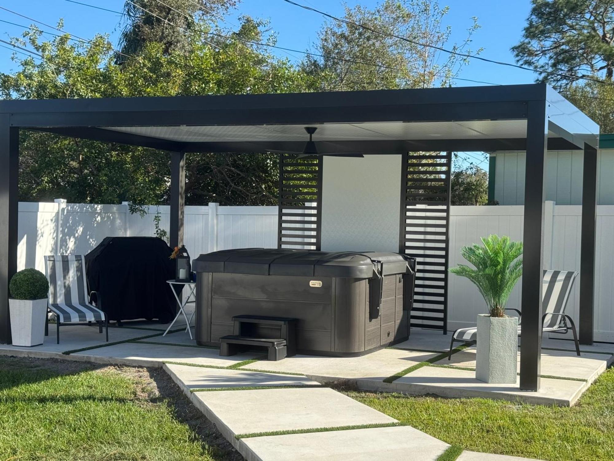 Brand New Tampa Oasis With Private Jacuzzi Retreat Villa Lutz Exterior photo